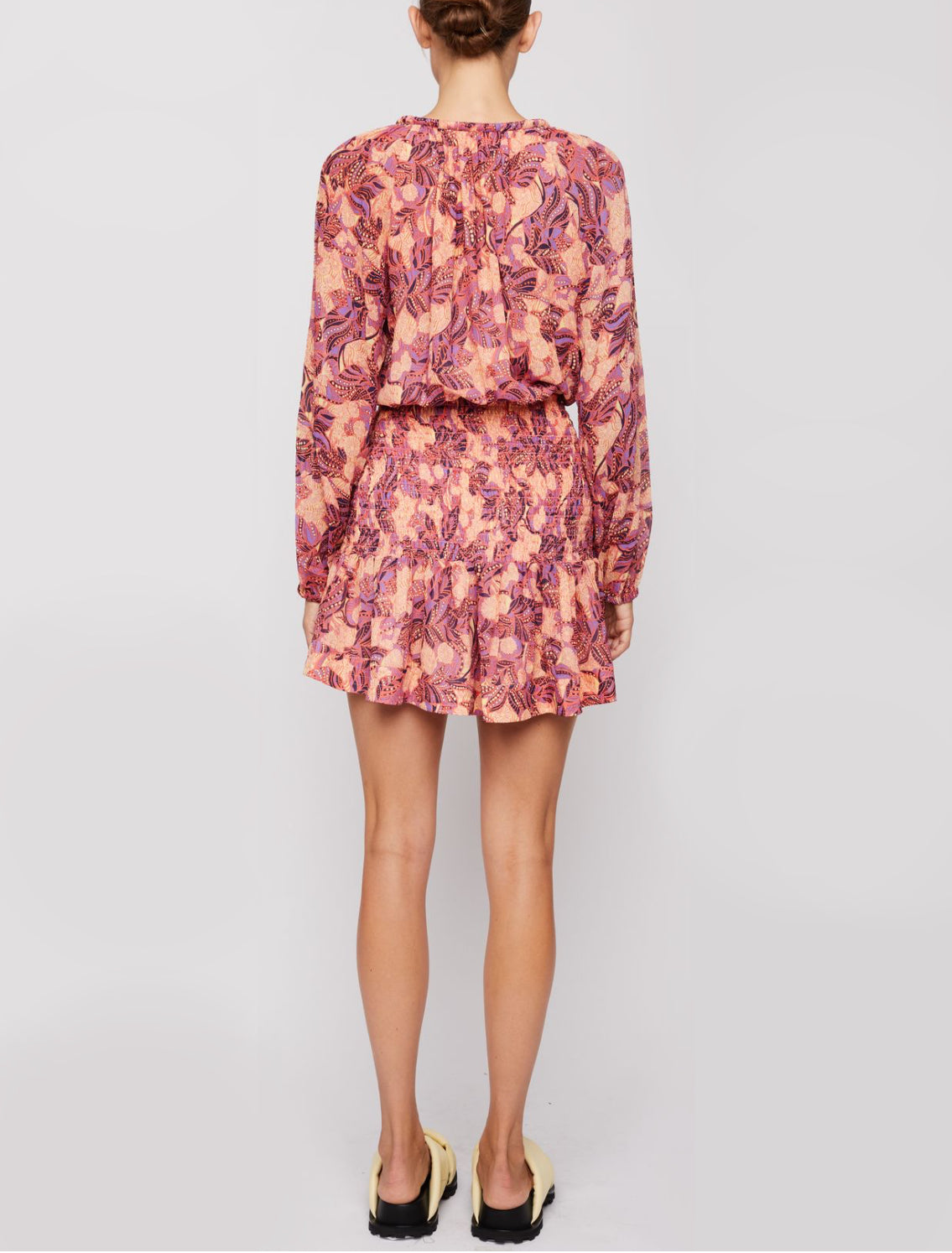 A.L.C. Callie Dress - Coral/Iris