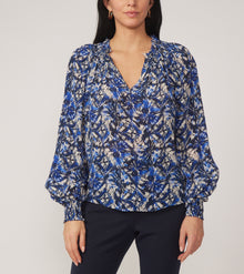 Gilner Farrar Calista Printed Blouse