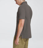 Handvaerk Pique Spread Collar Polo - Carbon
