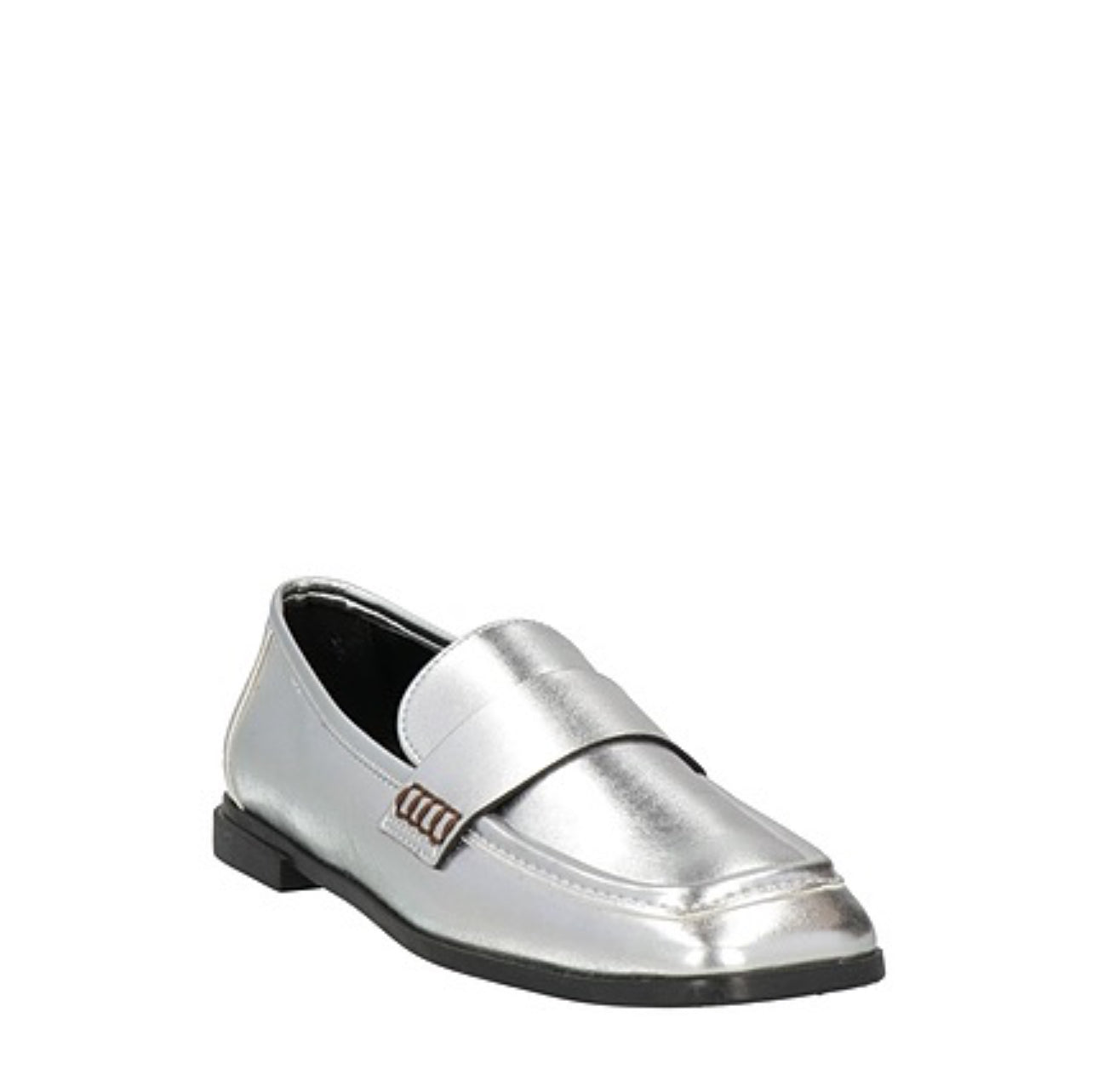 Beatrice b. Metallic Loafer - Silver