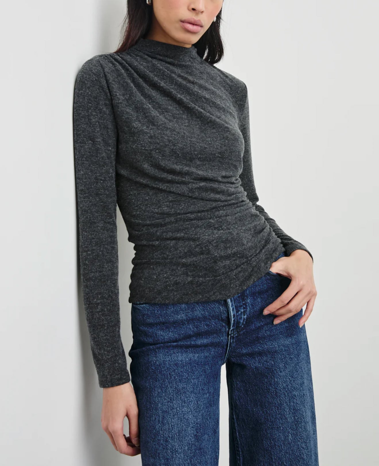 Rails Joelle Top - Charcoal