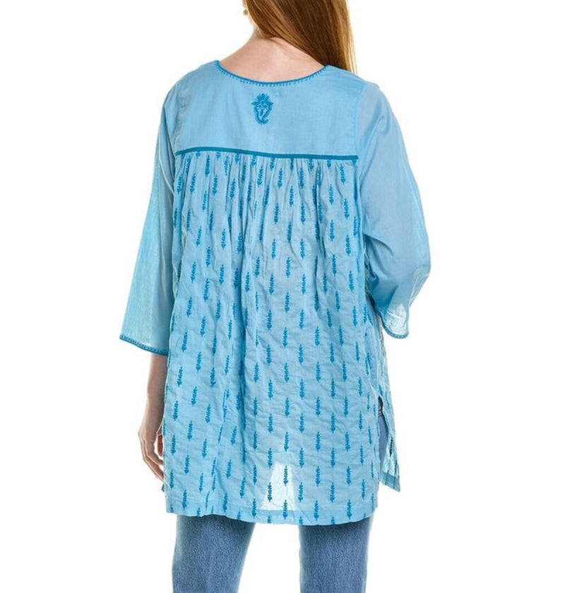 Pink Chicken Jade Tunic Coverup - Dusk Blue