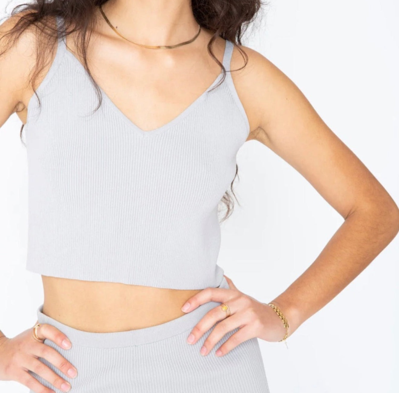 Callahan Knitwear Jenn Cardi Set - Perfectly Pale