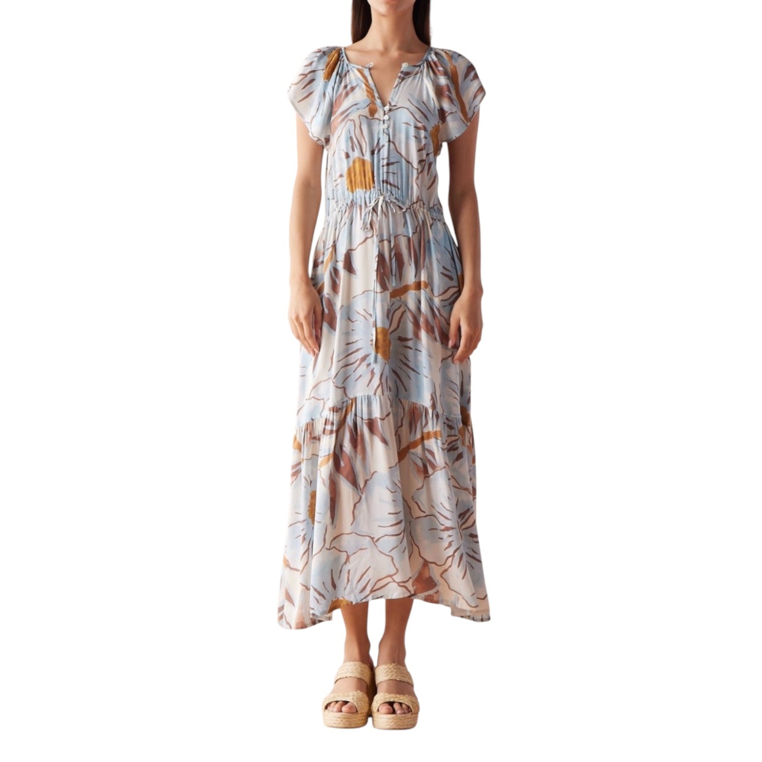 Omika Cora Midi Dress - Riley