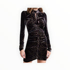 Sea New York Delphine Stretch Velvet Tunic Dress - Multi