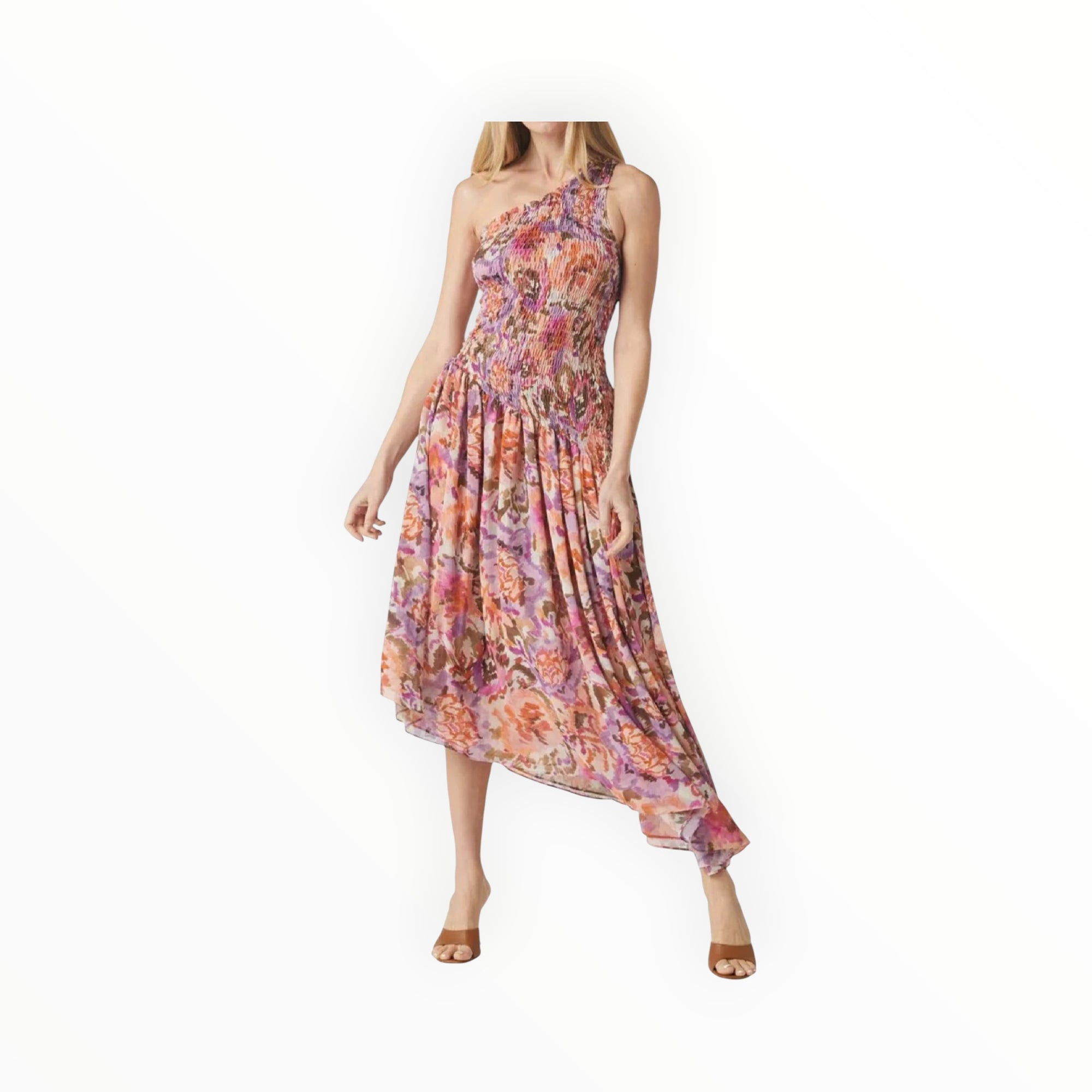 MISA Lydia Dress - Sunset Blooms