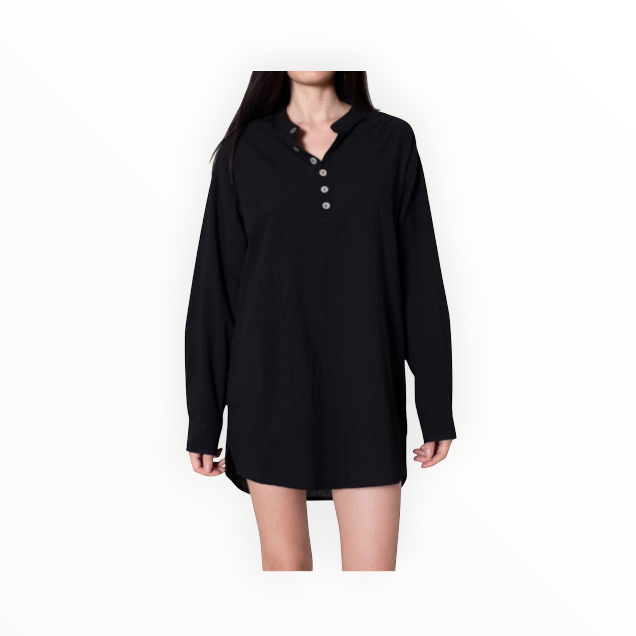 Natalie Martin Apres Swim Shirt - Black