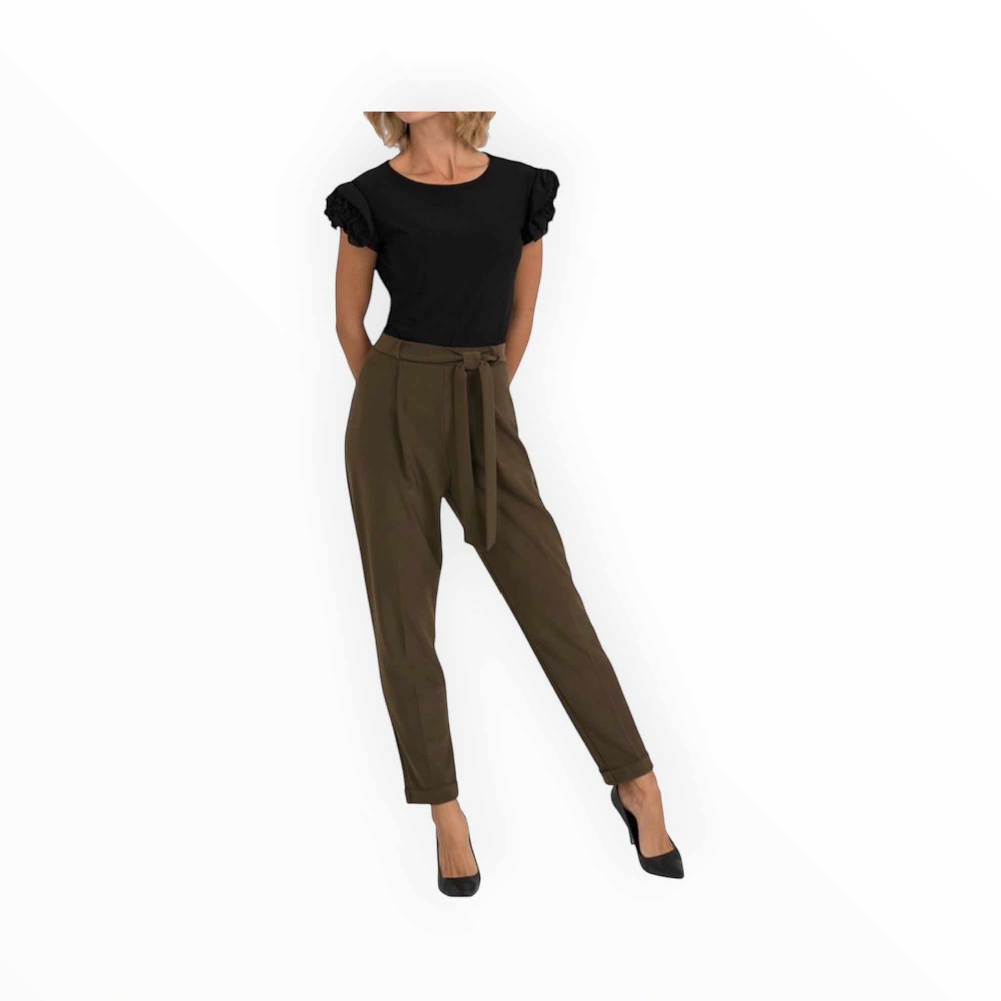 Joseph Ribkoff 193124 Pant - Safari Green