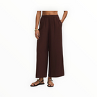 Z Supply Scout Linen Pant - Chocolate Cherry