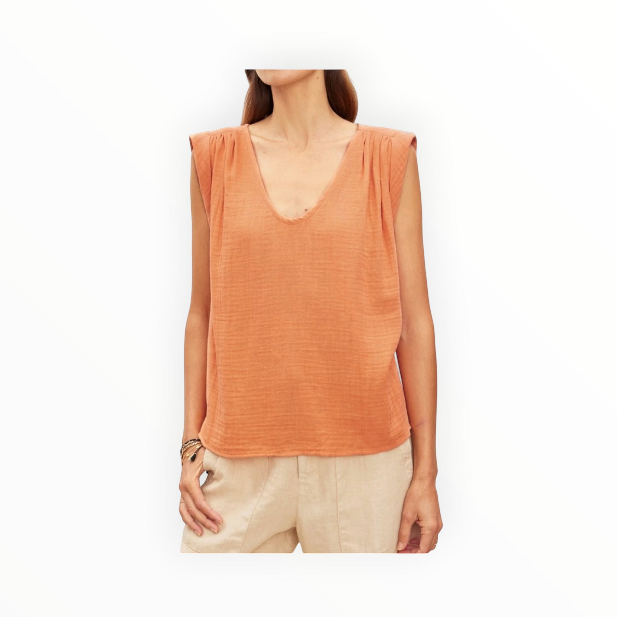 Velvet by Graham & Spencer Jayla Tank - Peach