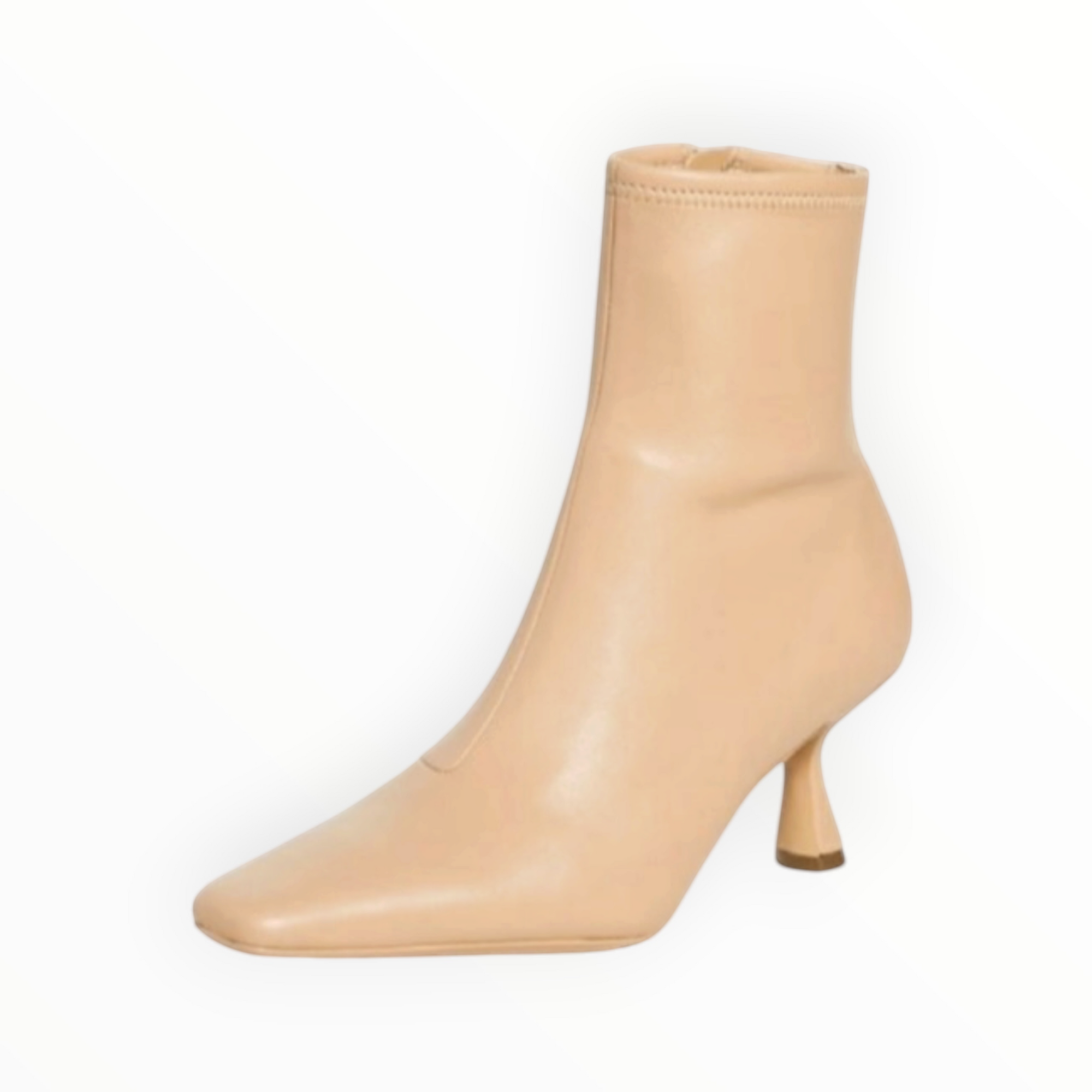 Loeffler Randall Thandy Curved Boot - Bisque