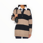 A.L.C. Mason Sweater - Navy/Milk Tea