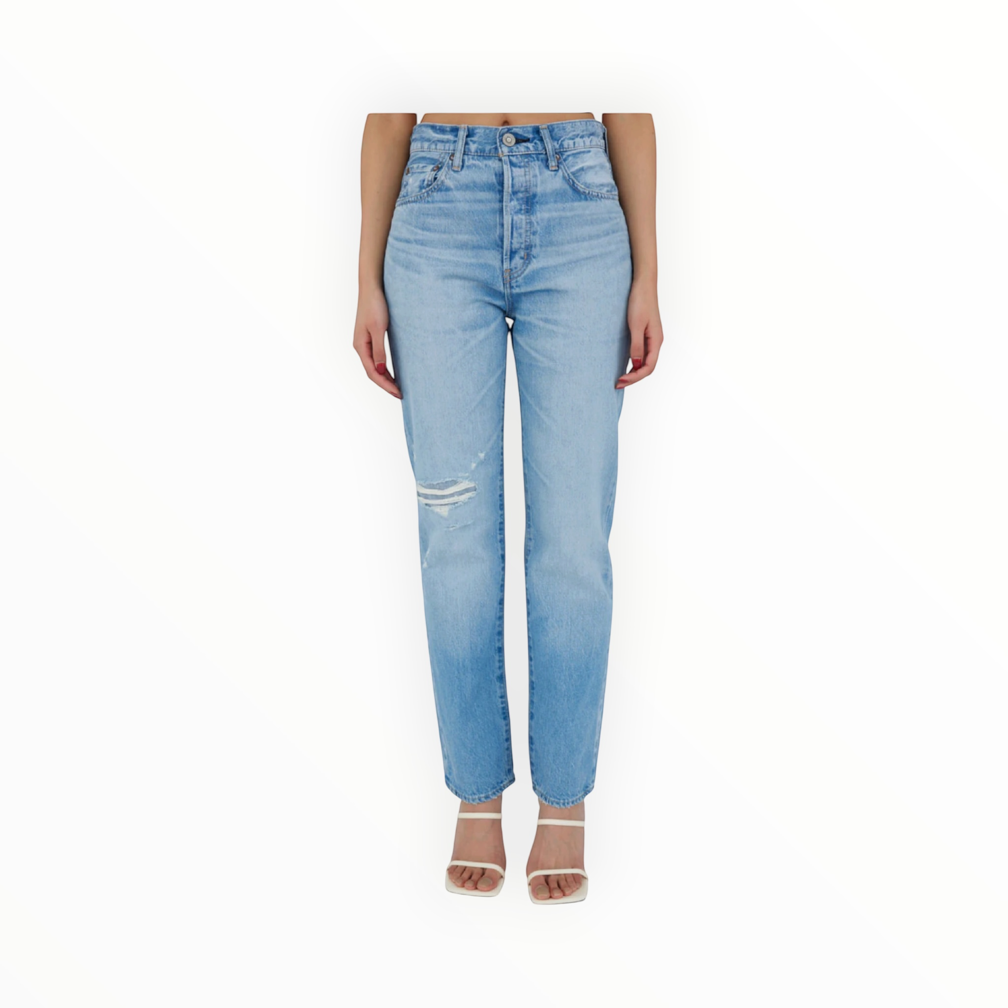 Moussy Vintage Cliffdale Straight- 111 Light Blue