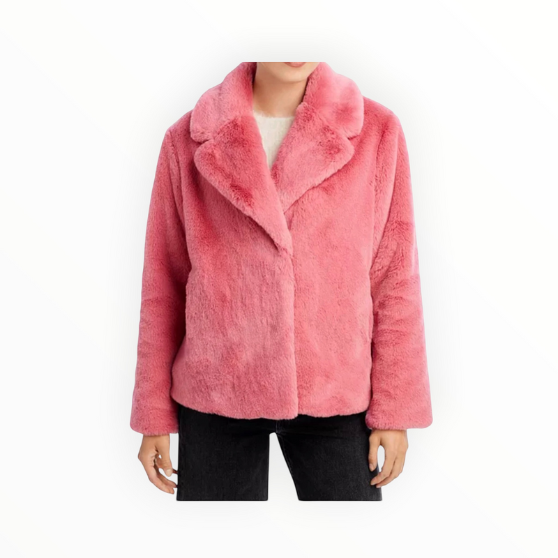 Apparis Milly Faux Fur Coat - Pink