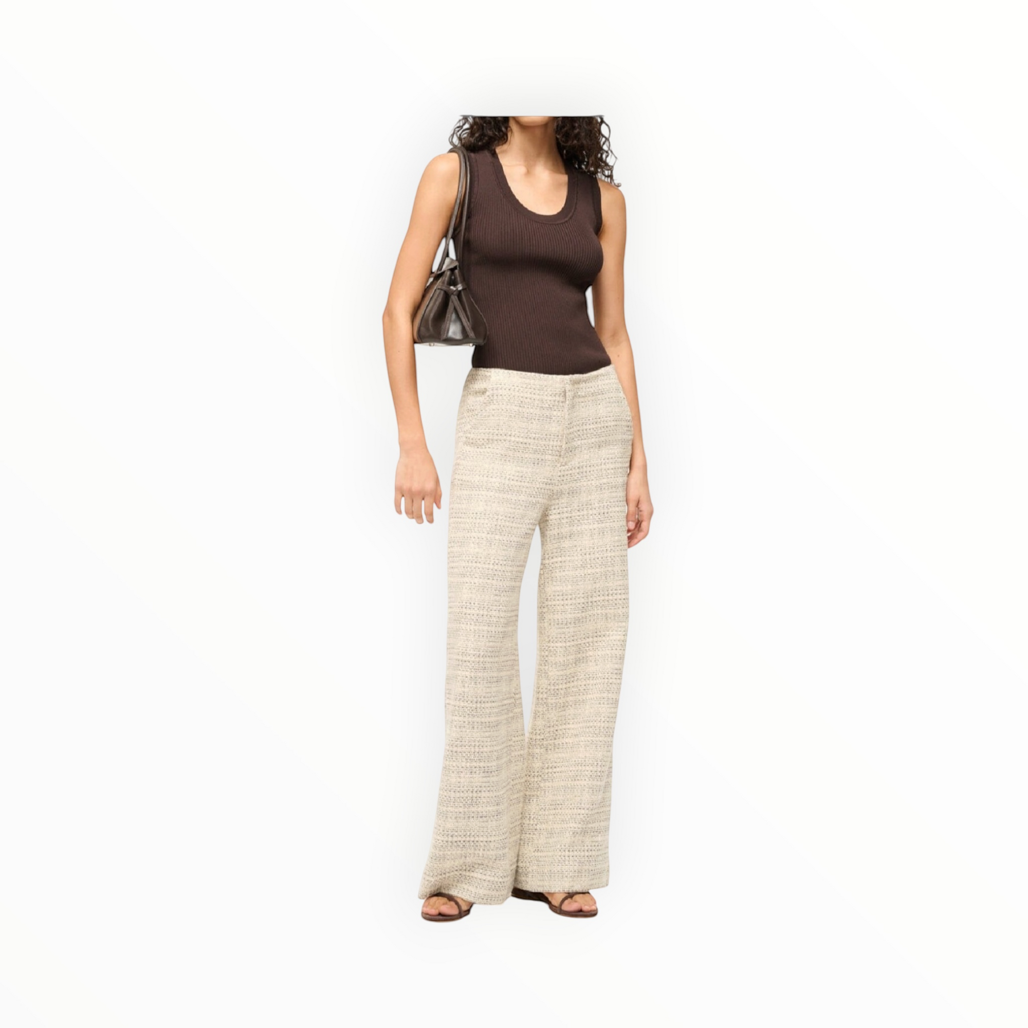 STAUD Lilia Pant - Ivory Multi
