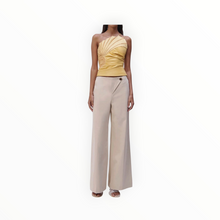 SIMKHAI Rory Draped Pant - Vanilla