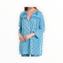 Pink Chicken Jade Tunic Coverup - Dusk Blue