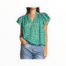 Trovata Clover Blouse - Spirulina Flower