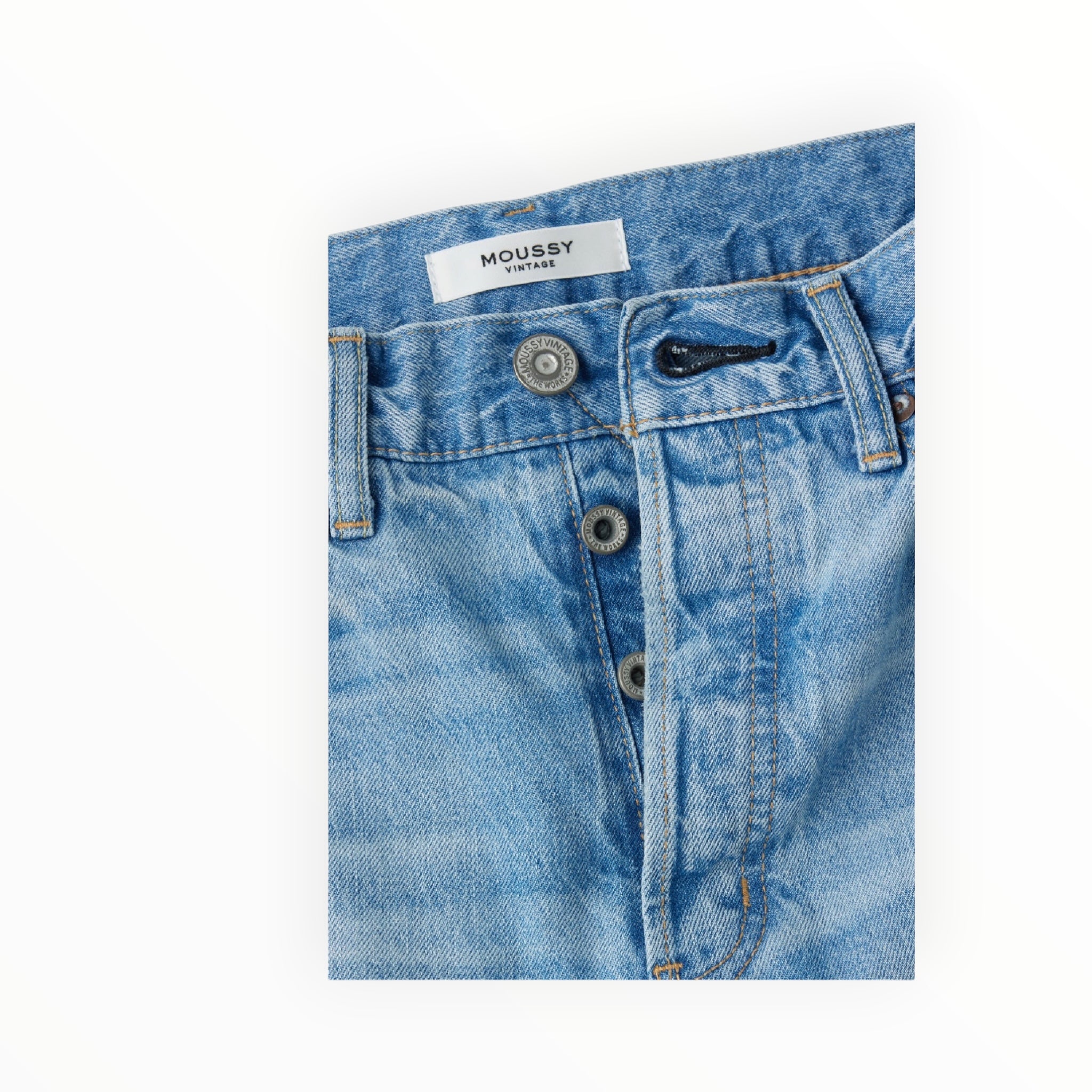 Moussy Vintage Cliffdale Straight- 111 Light Blue