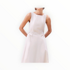 Beatrice .b Flared Dress Of Poplin With Elastic & Laces - White