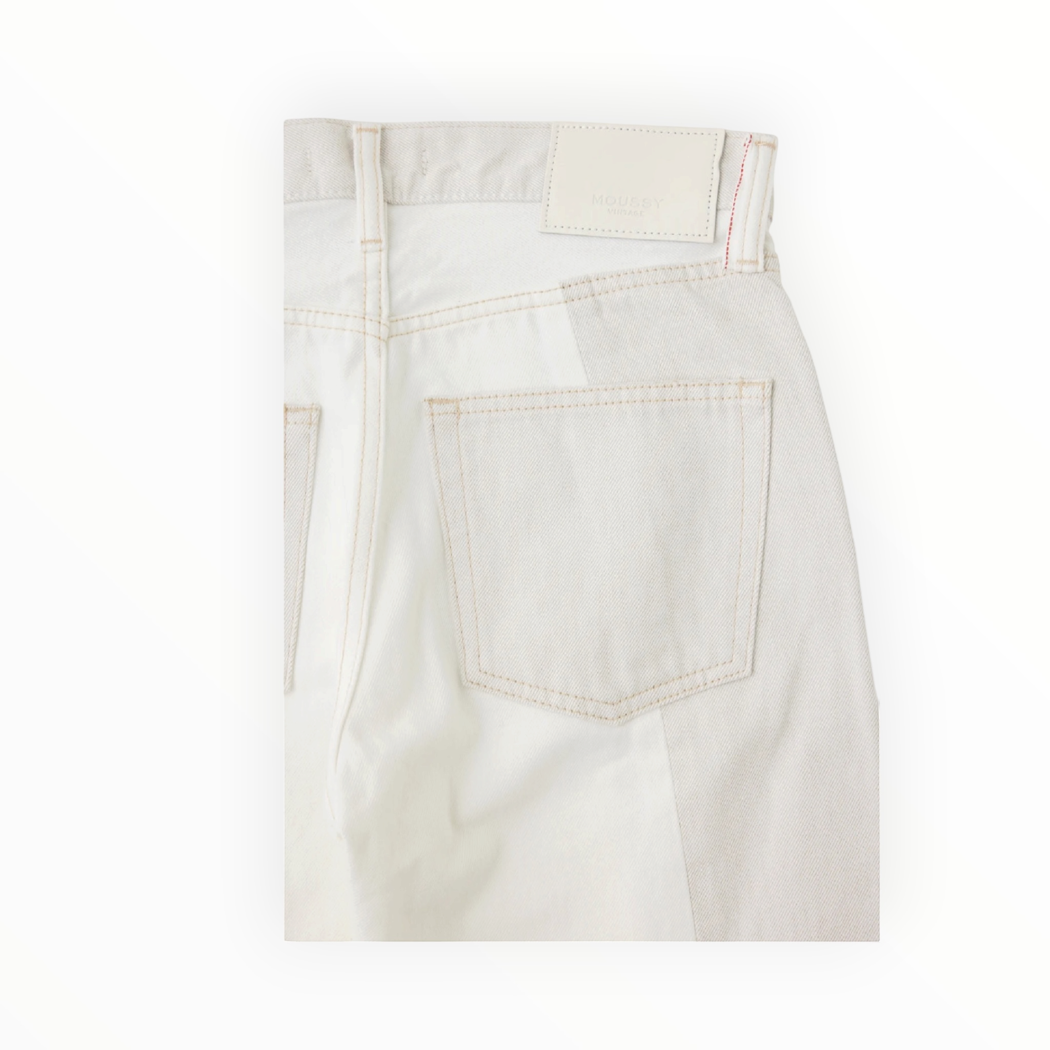 Moussy Vintage Raintrec Straight - 010 White