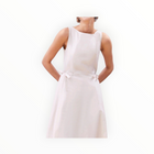 Beatrice .b Flared Dress Of Poplin With Elastic & Laces - White