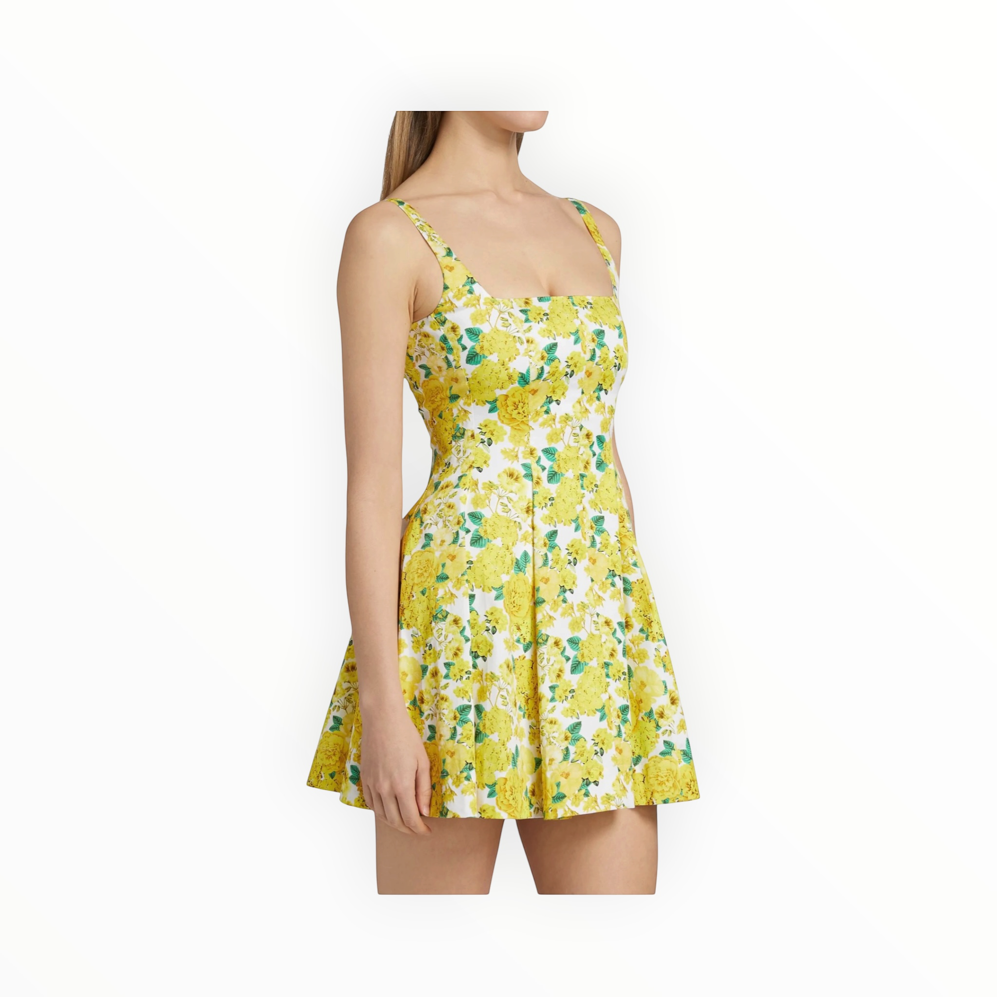 Generation Love Courtney Dress - Floral Fantasy White/Yellow