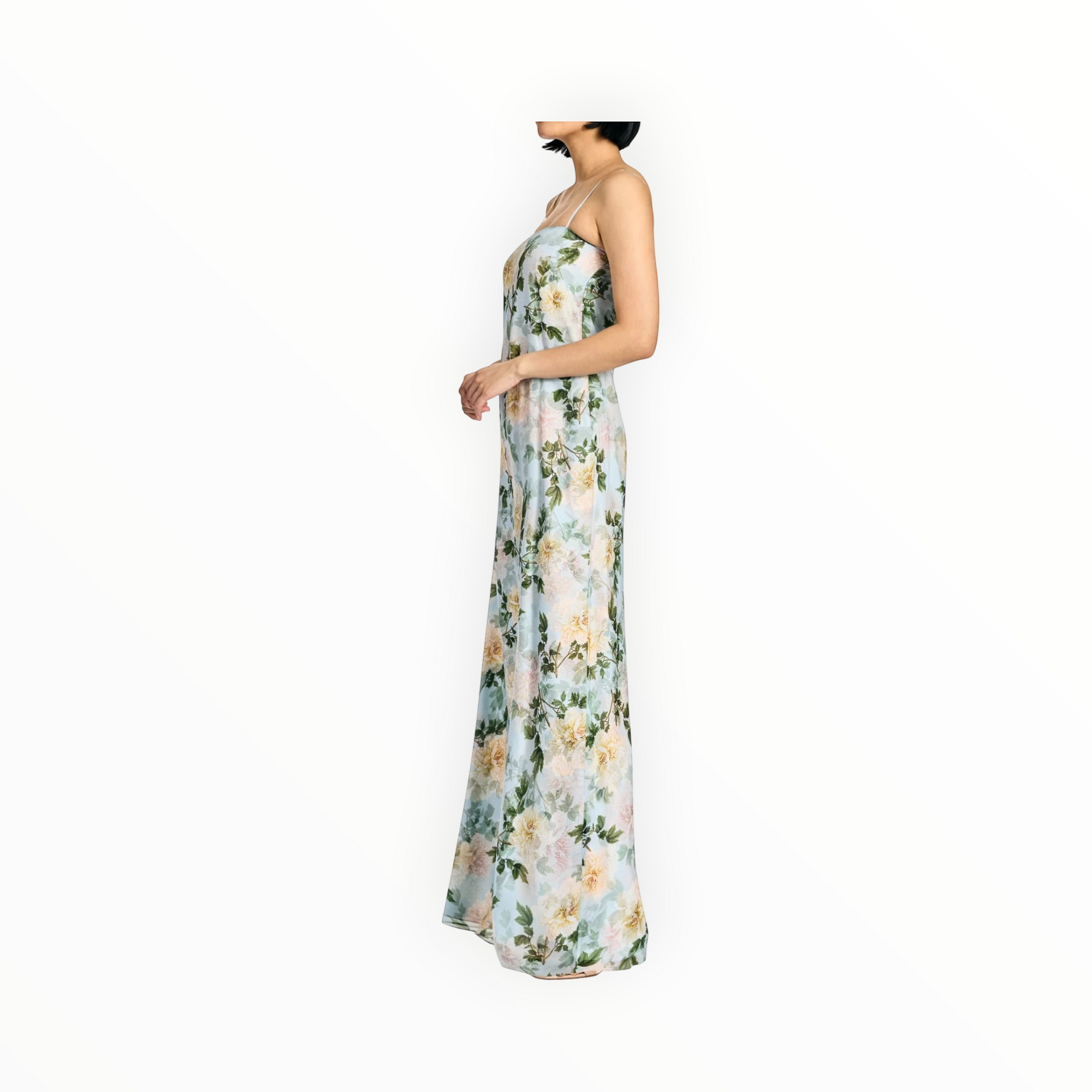 Sachin & Babi Shelby Gown - Cloud Blue Peony