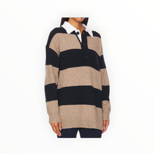 A.L.C. Mason Sweater - Navy/Milk Tea