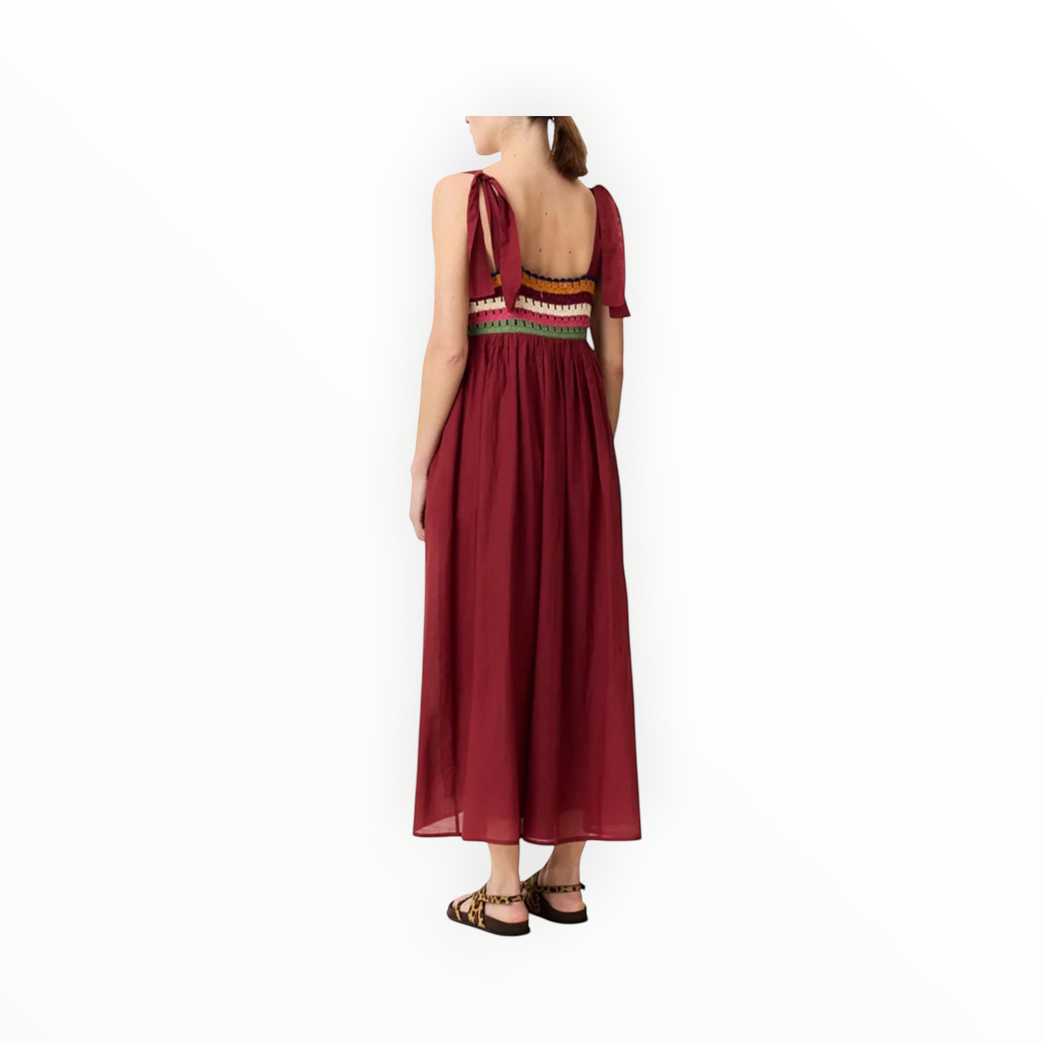 Leon & Harper Ricq Crochet Tomato Dress