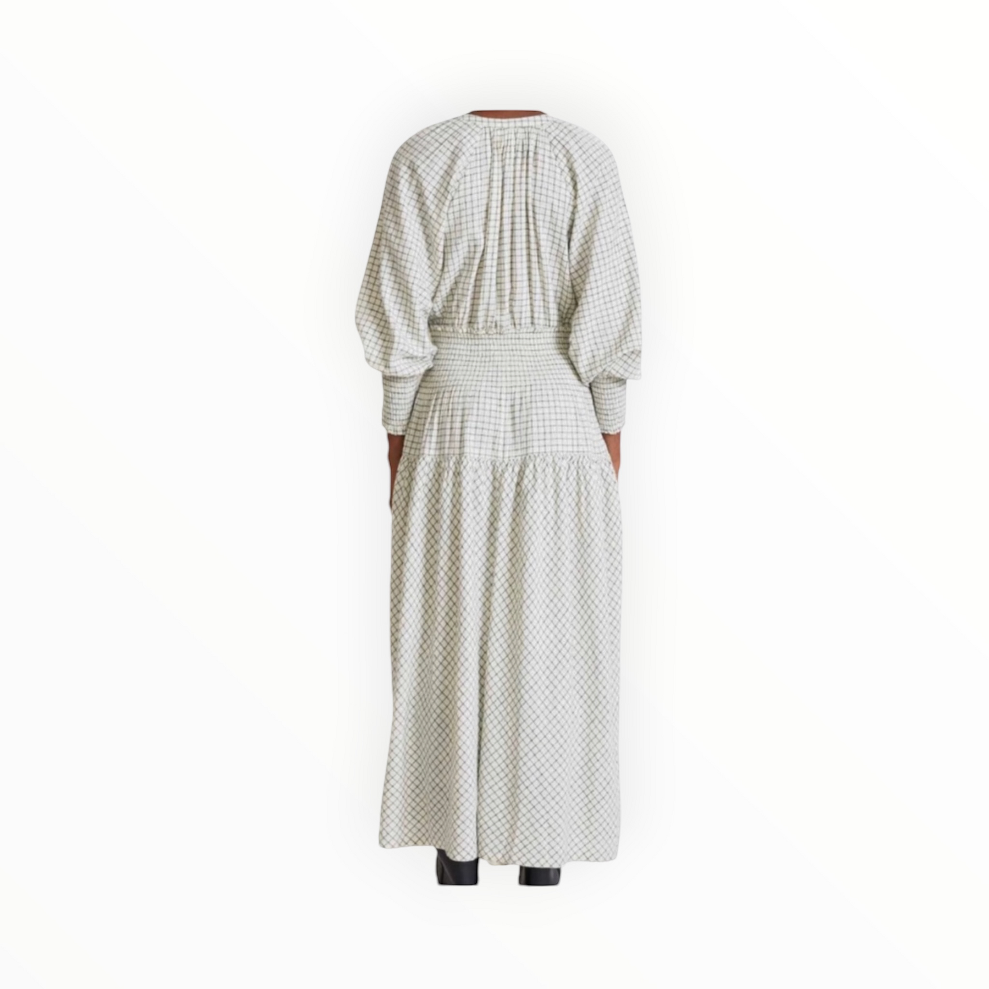Apiece Apart La Ventura Dress - Cream Check