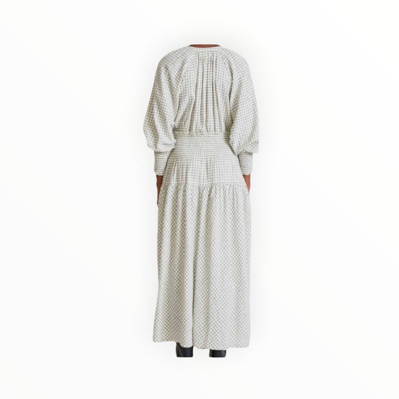 Apiece Apart La Ventura Dress - Cream Check