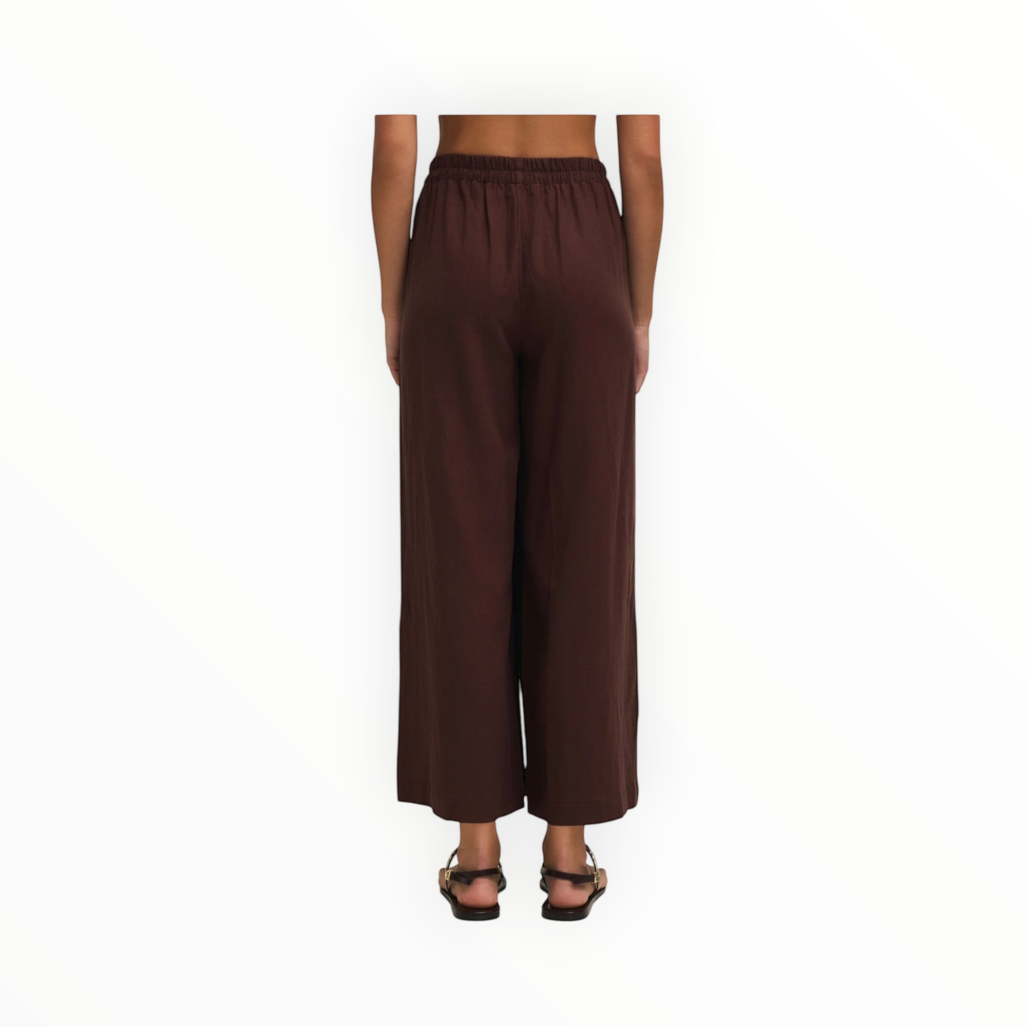 Z Supply Scout Linen Pant - Chocolate Cherry