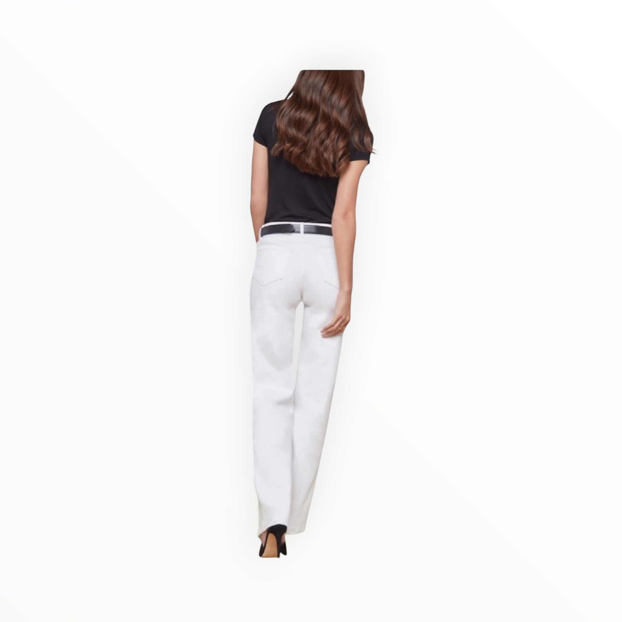 L’Agence Clayton Wide-Leg Jean - Blanc