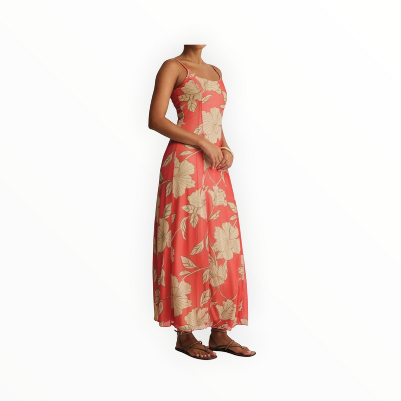 Z Supply Charisma Bloom Midi Dress - Gelato