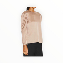 Frame Draped Femme Blouse - Mocha