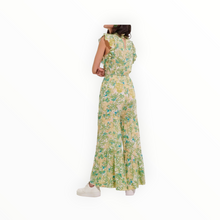 Poupette St. Barth Belene Long Jumpsuit - Green Orchid