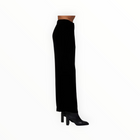Bella Dahl Velvet Wide Leg Trouser - Black