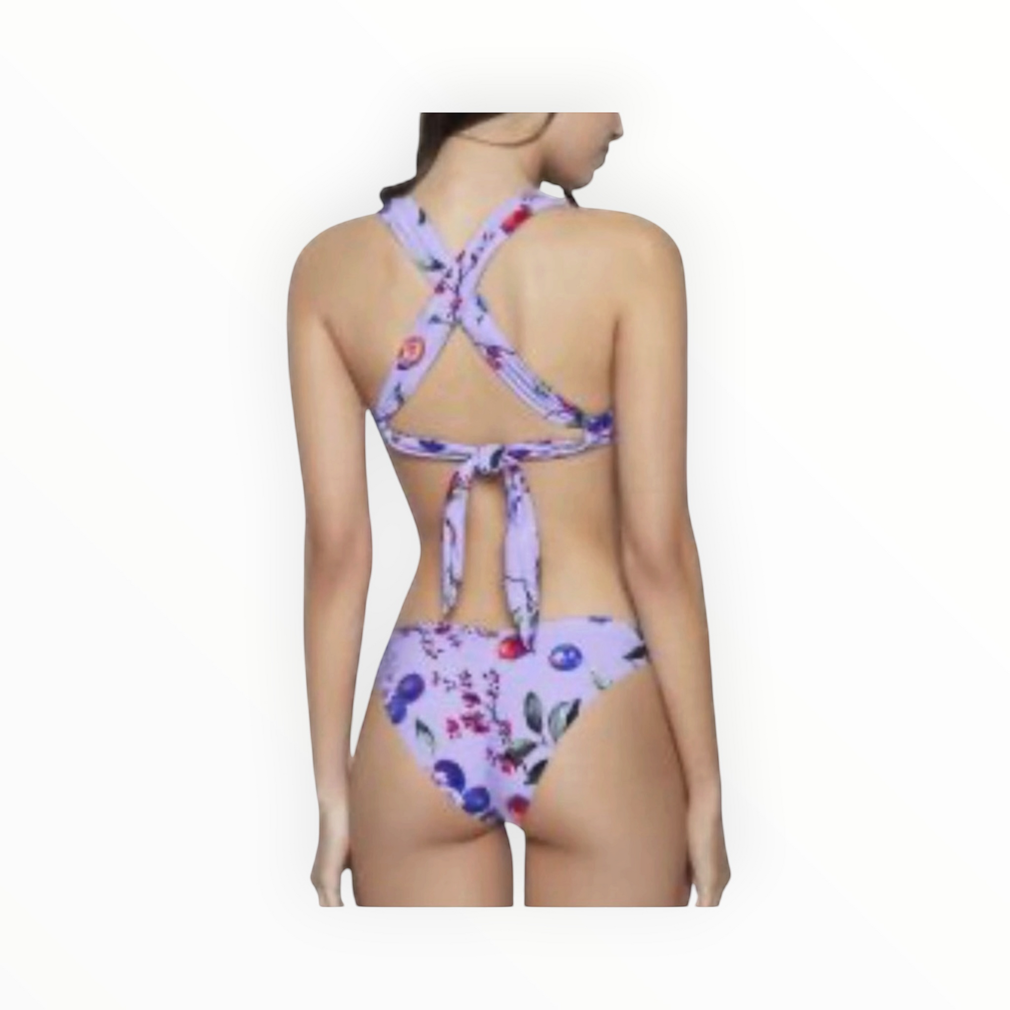 PQ Swim Basic Ruched Bikini Bottom - Passionfruit