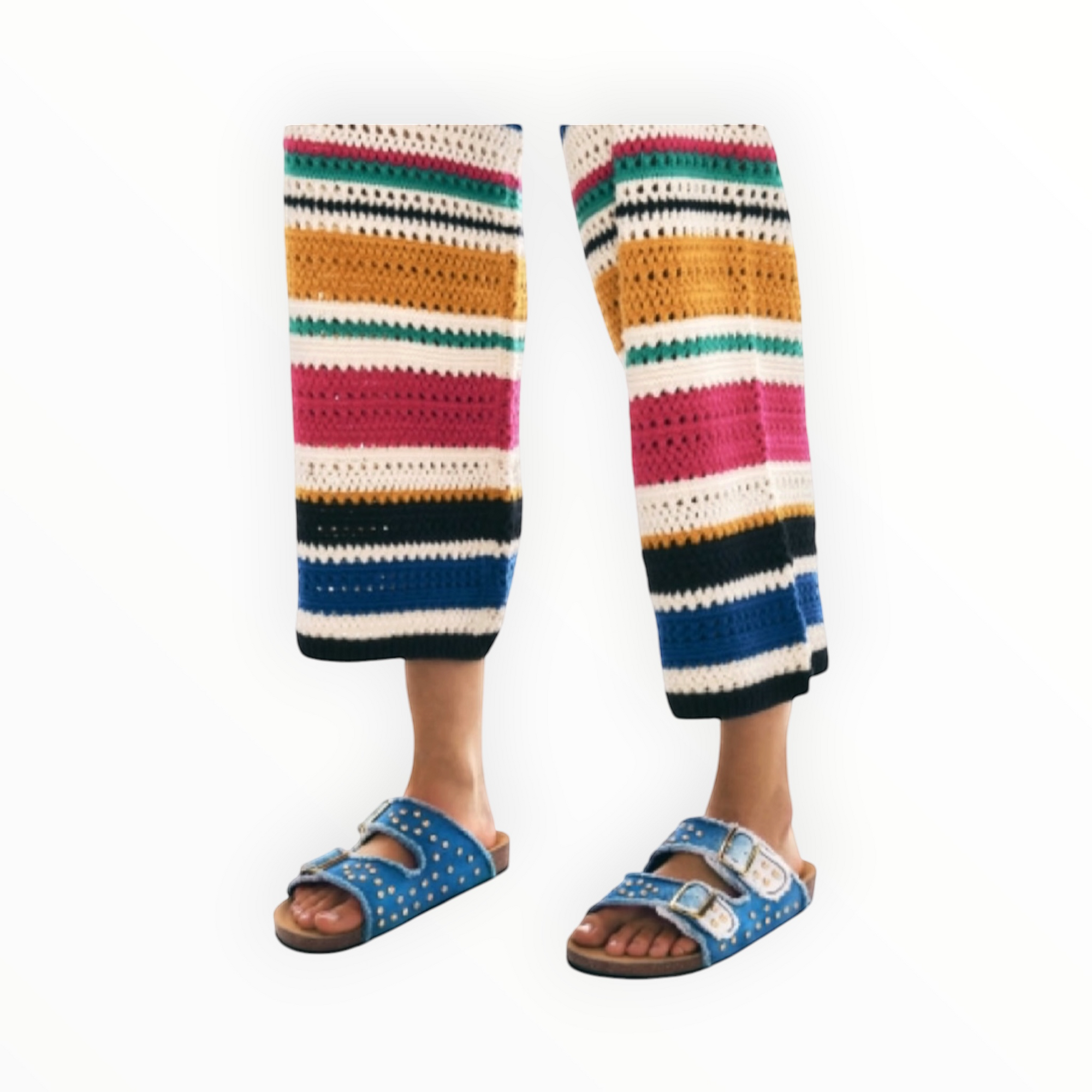 Claris Virot Odette Sandals - Indigo Denim