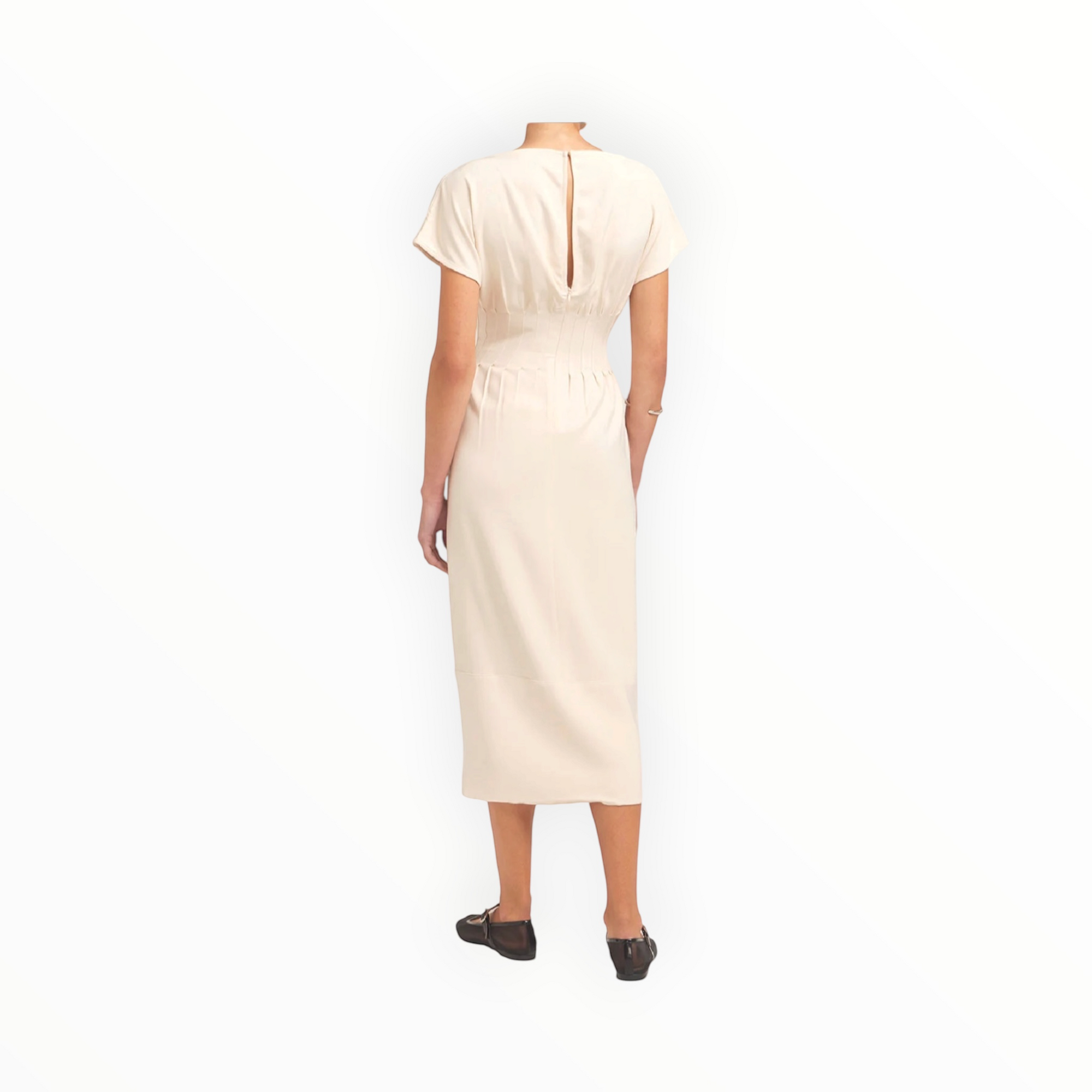Solid & Striped The Greer Shaped Waist Dress - Clay