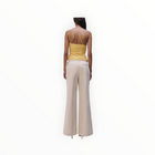 SIMKHAI Rory Draped Pant - Vanilla