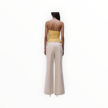 SIMKHAI Rory Draped Pant - Vanilla