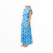 Sheridan French Gardenia Skirt - Lapis Geo