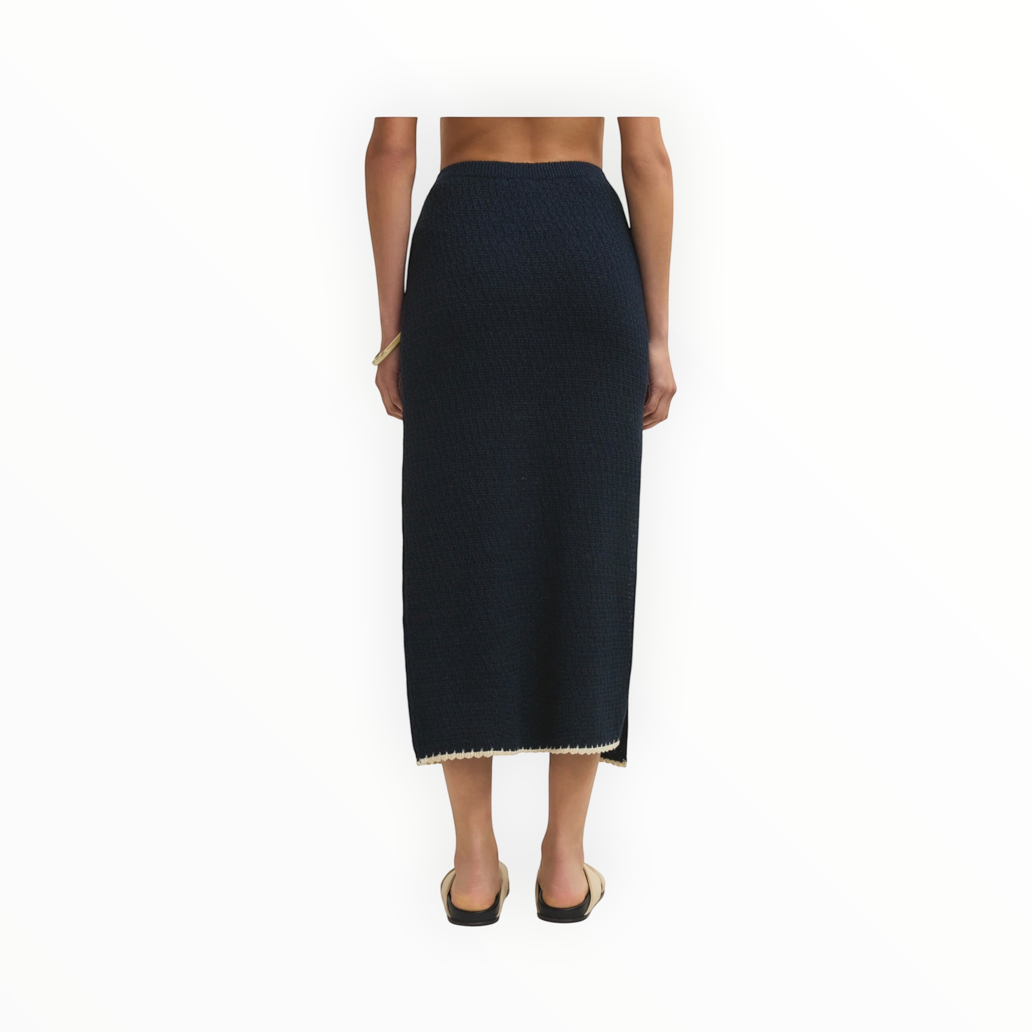 Z Supply Yessenia Whipstitch Skirt - Eclipse