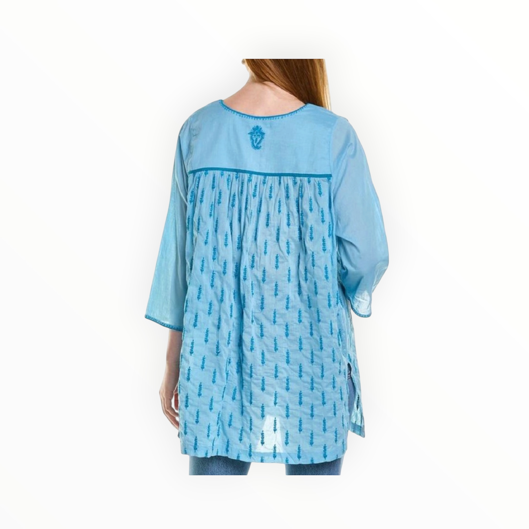 Pink Chicken Jade Tunic Coverup - Dusk Blue