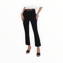 L'Agence Mira Cropped Bootcut Jean - Black