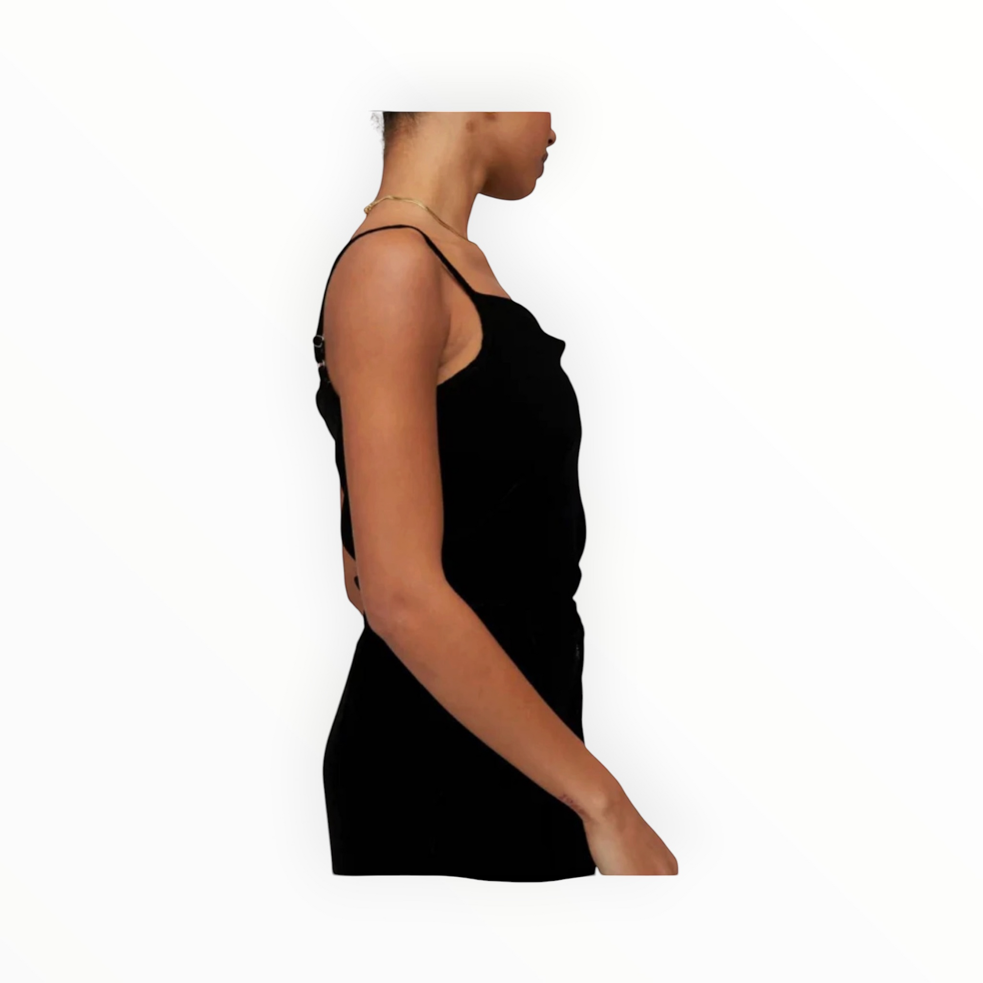 Bella Dahl Velvet Cowl Neck Camisole - Black