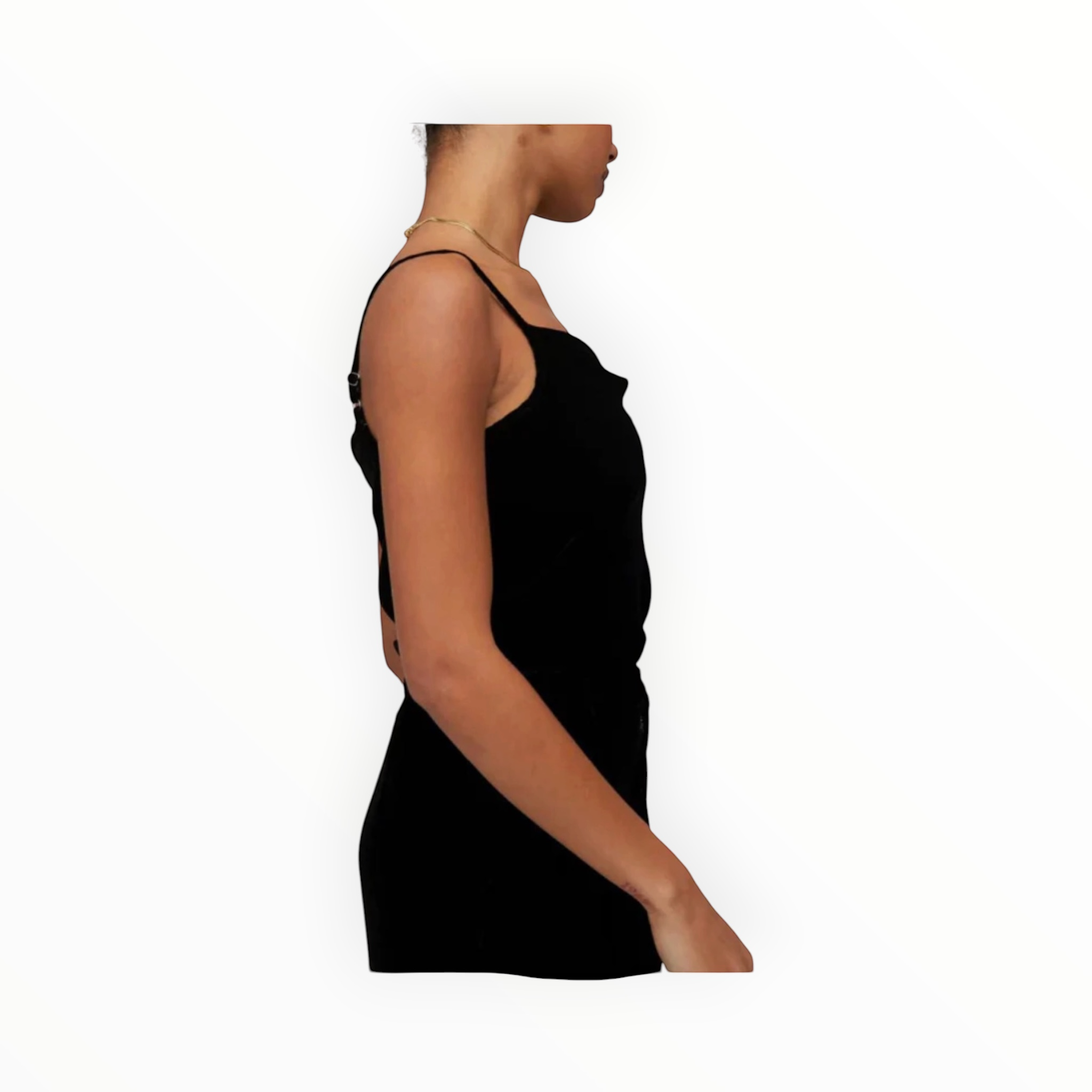 Bella Dahl Velvet Cowl Neck Camisole - Black