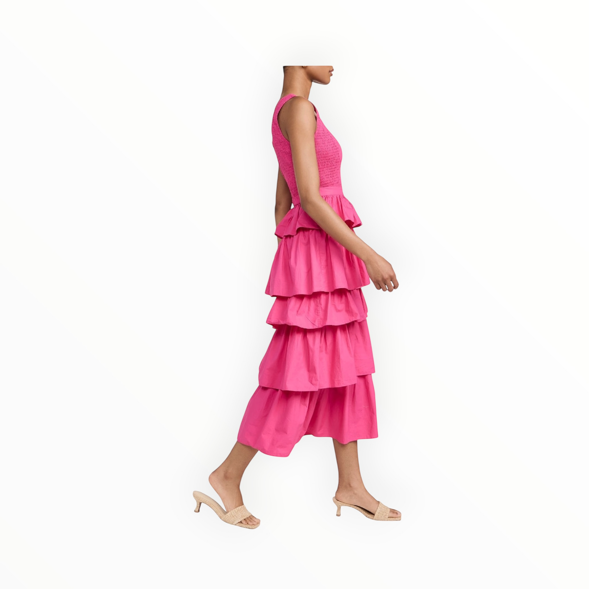 RHODE Nia Dress - Hot Pink